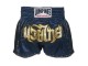 Pantalones Retro Muay Thai de Lumpinee : LUMRTO-003 Azul marino